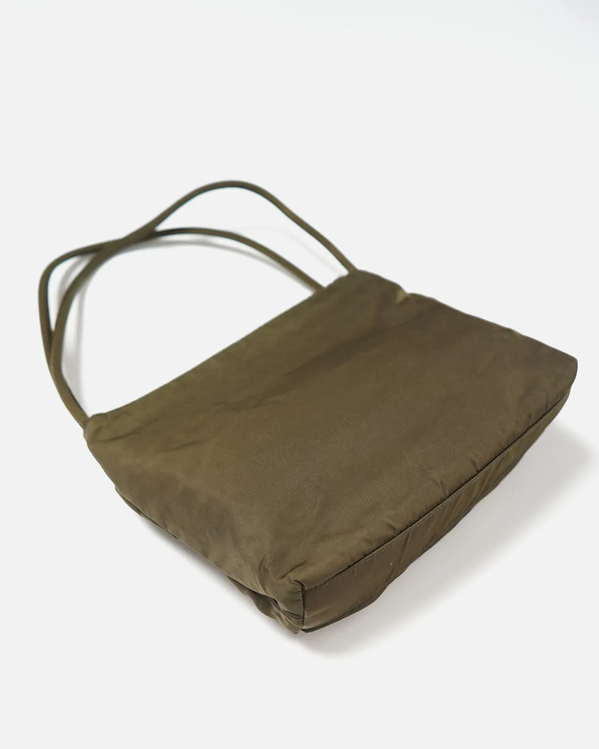 Nylon Hand Bag Khaki