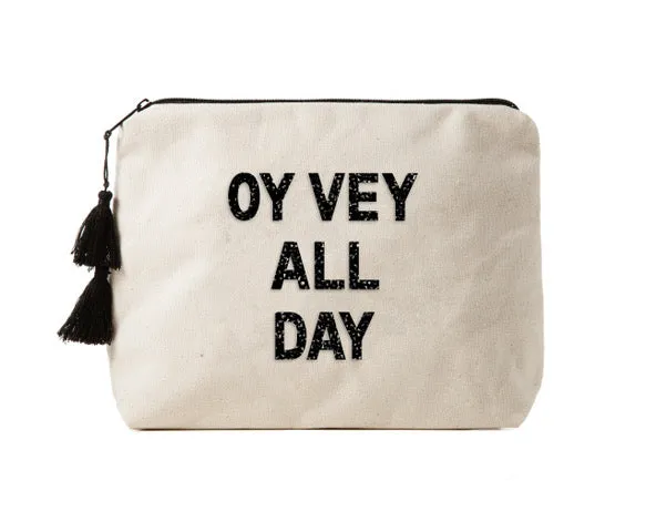 OY VEY ALL DAY - Crystal Bikini Bag Clutch