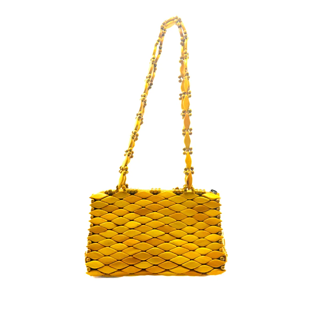 Paris Mini Shoulder Bag - Yellow