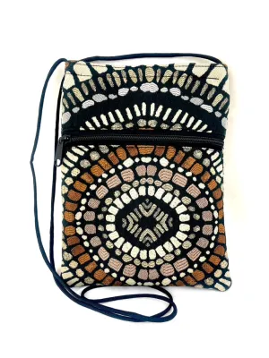 Patch Purse in Earthy Mandala Tapestry 2