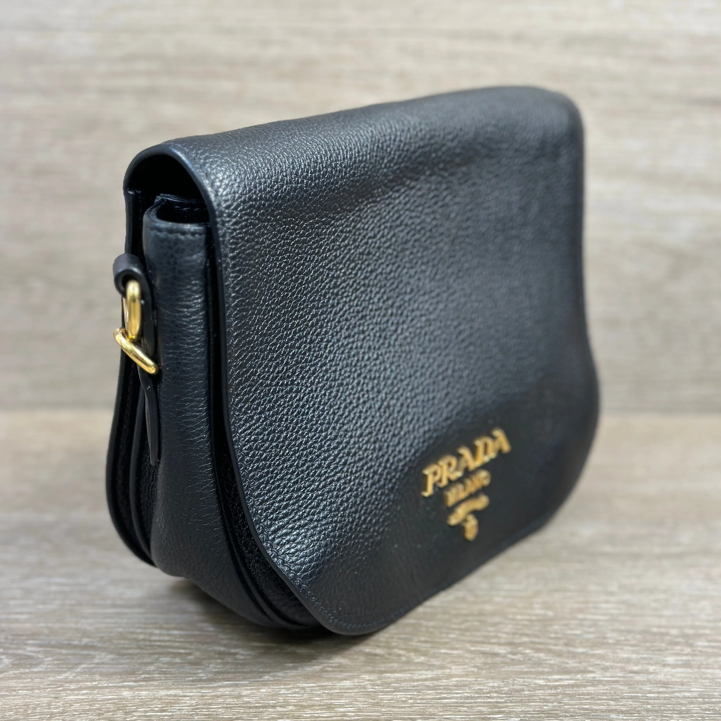 Prada Daino Crossbody Flap Bag