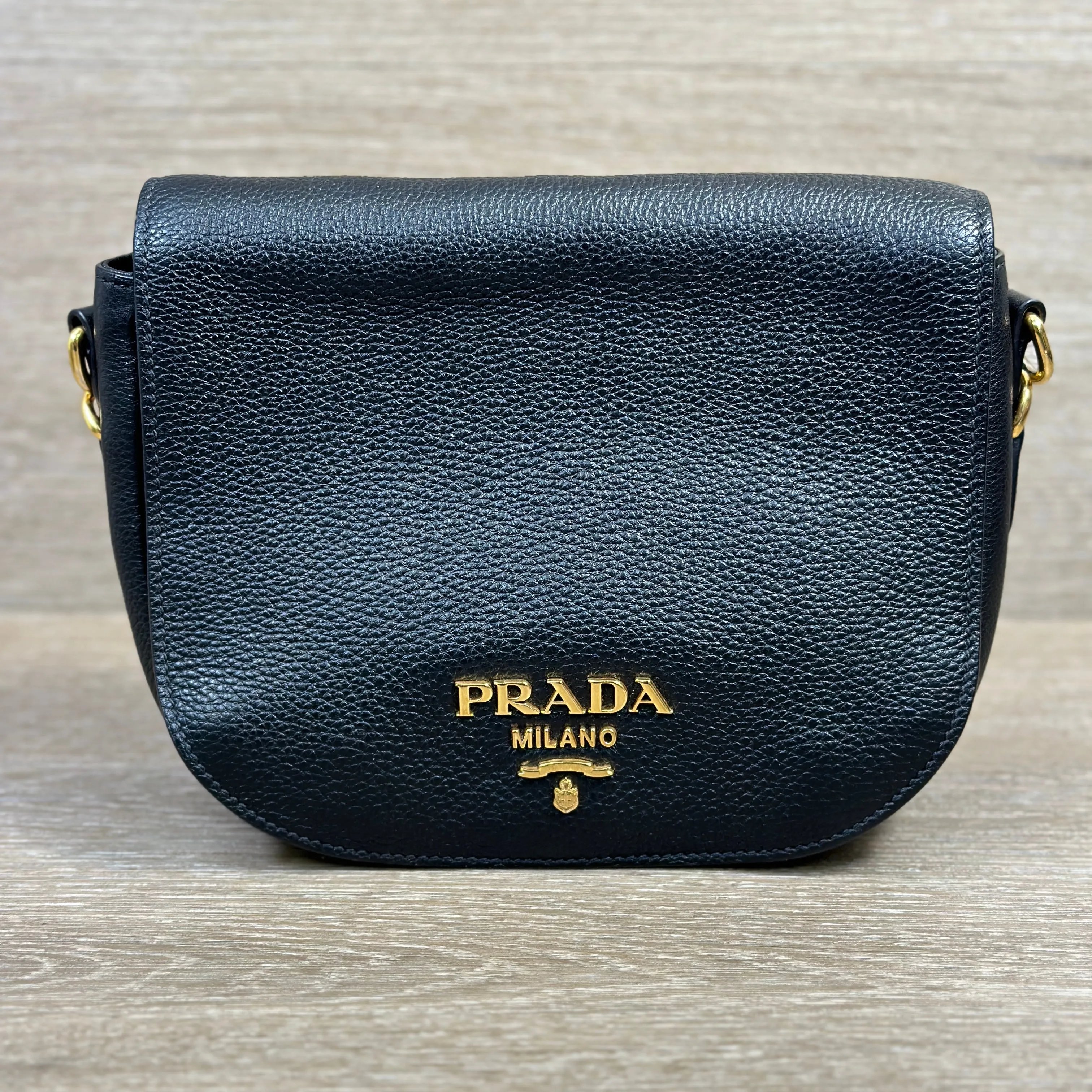 Prada Daino Crossbody Flap Bag