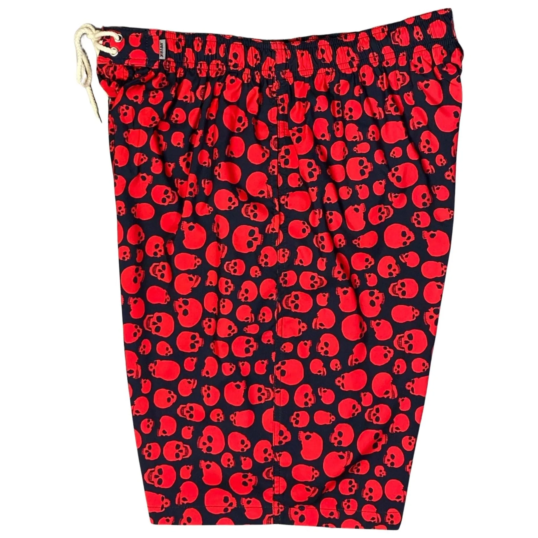 "Live to Ride" Skulls Board Skirt (Black Red) CUSTOM