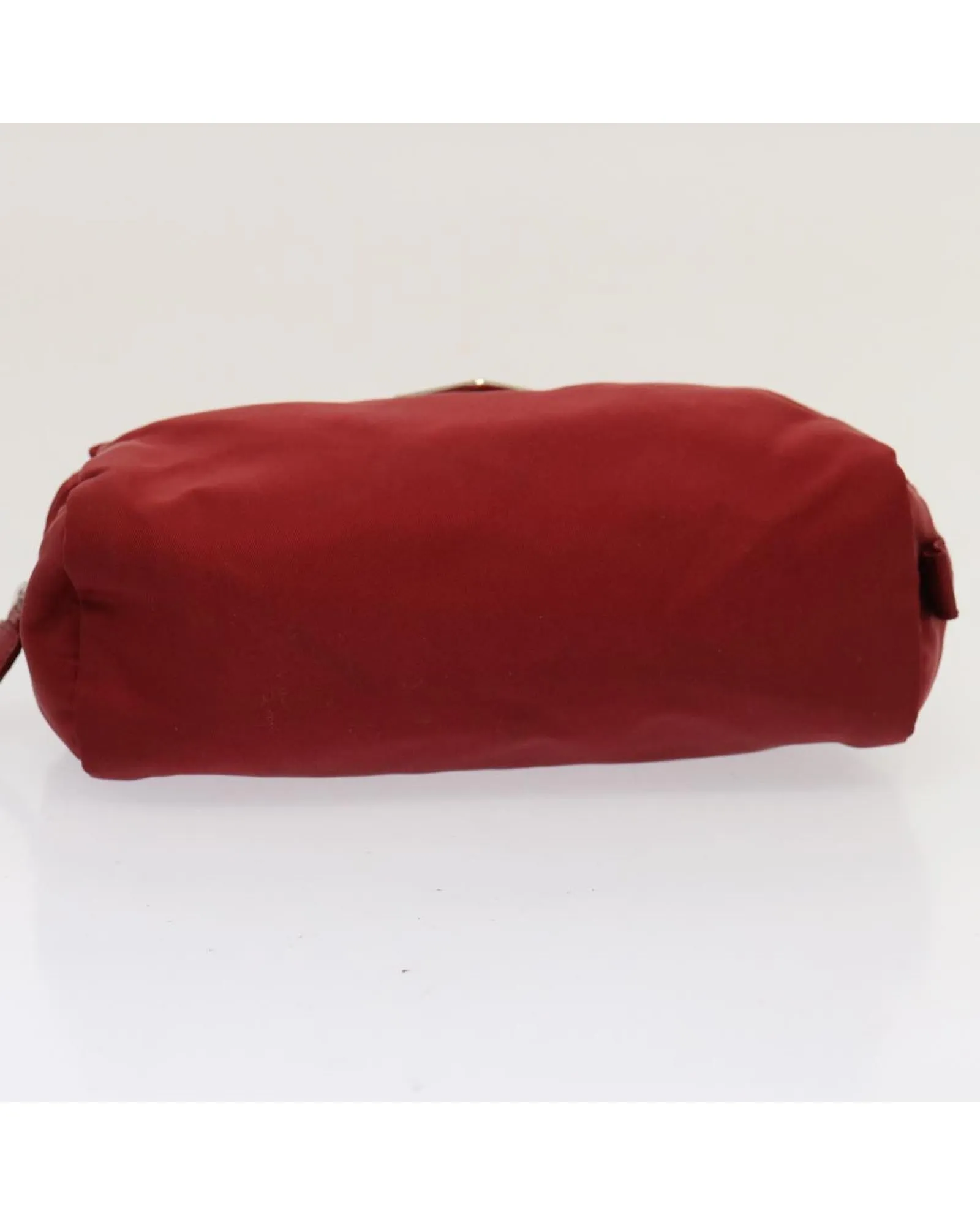 Red Nylon Pouch with Accessory - Italian Made