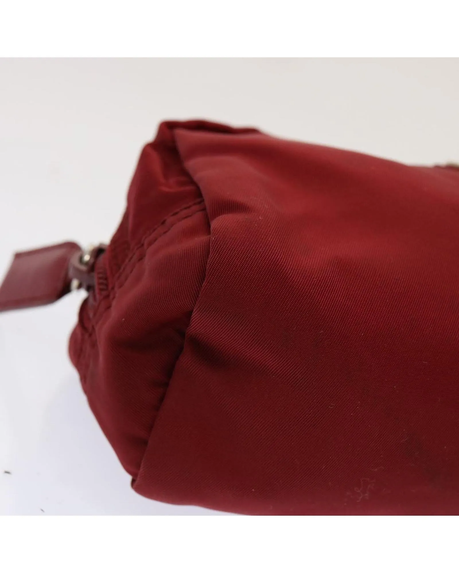 Red Nylon Pouch with Accessory - Italian Made