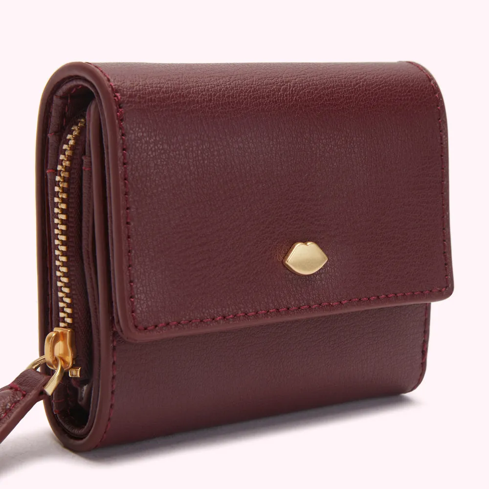 ROSEWOOD LEATHER JODIE WALLET