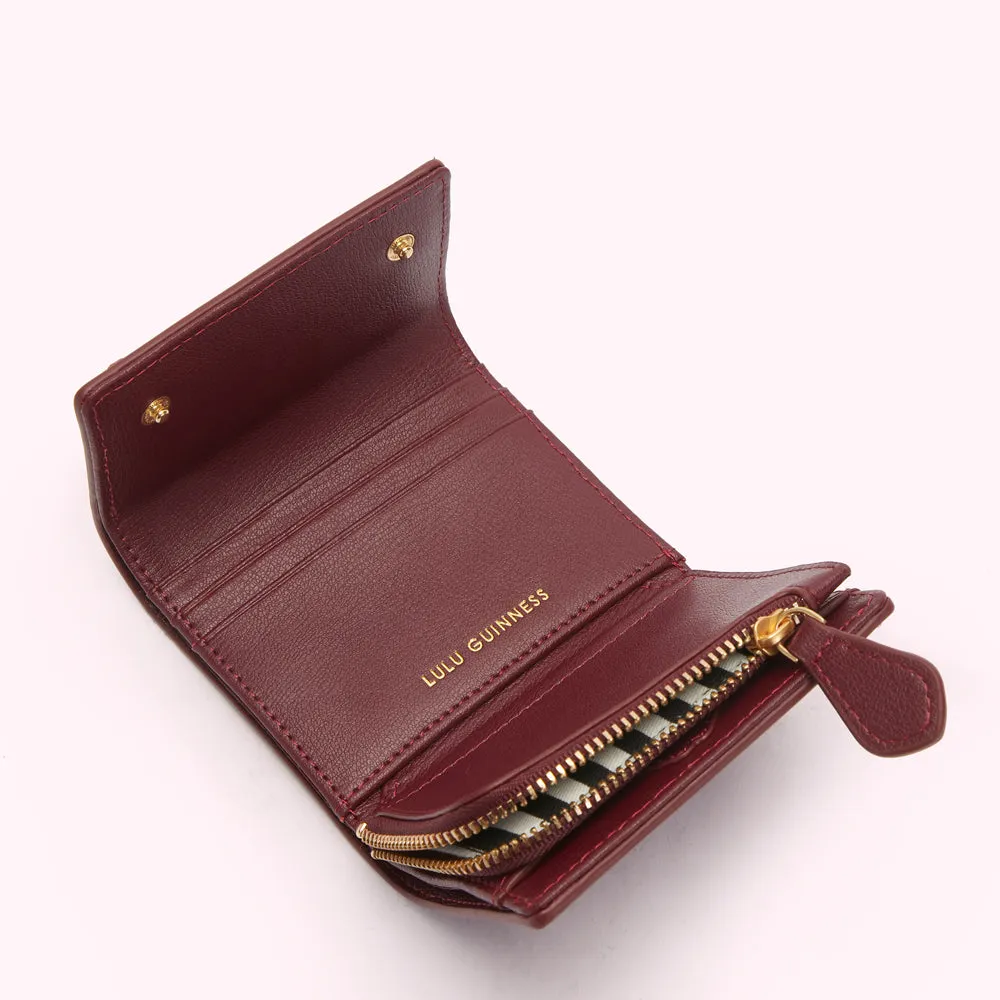 ROSEWOOD LEATHER JODIE WALLET