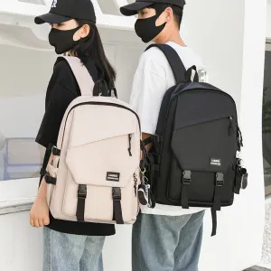 Schoolbag Male College Student Daily Travel Backpack Men's Backpack Female Korean Simple Versatile Travel Computer Bag Female