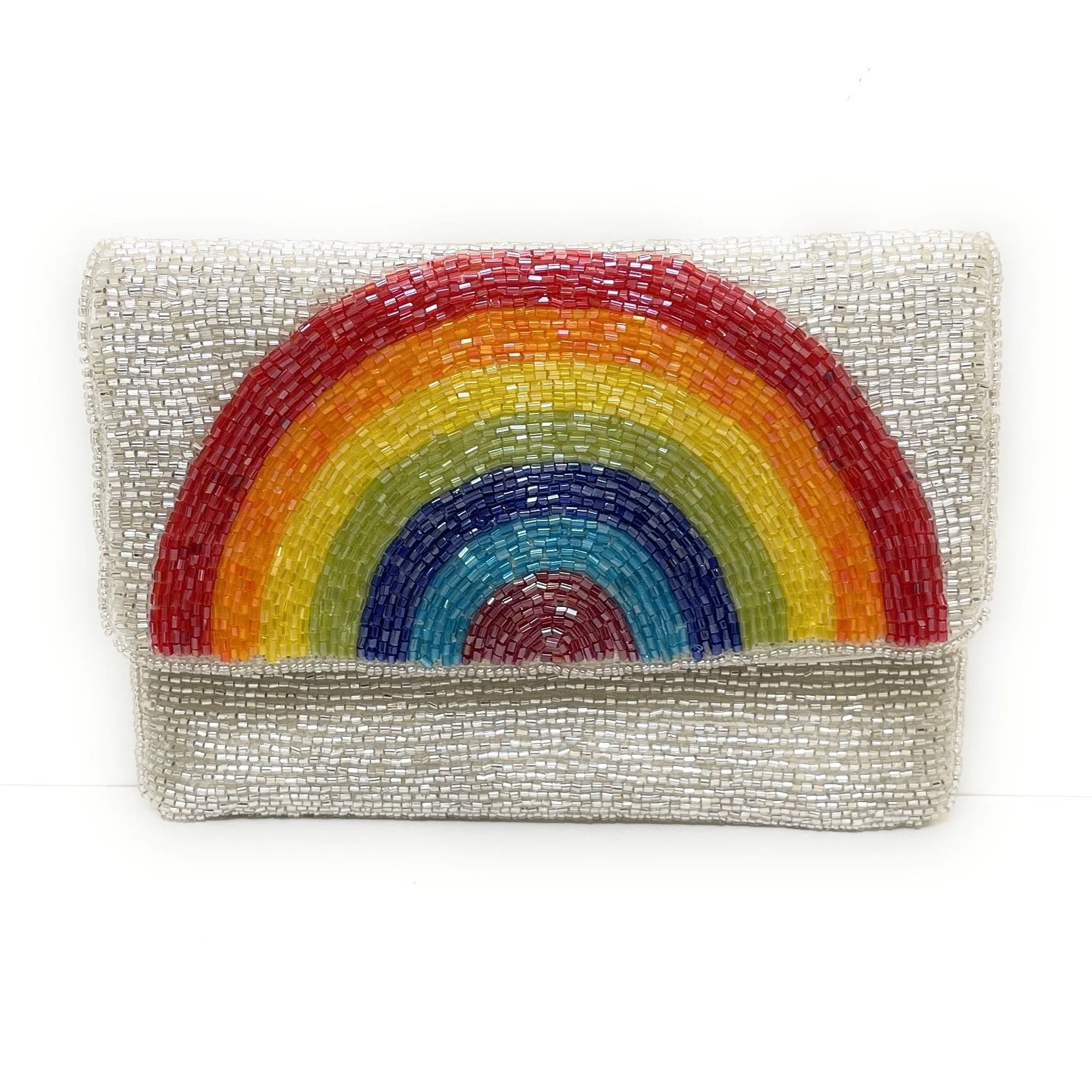 Small Rainbow Clutch Purse