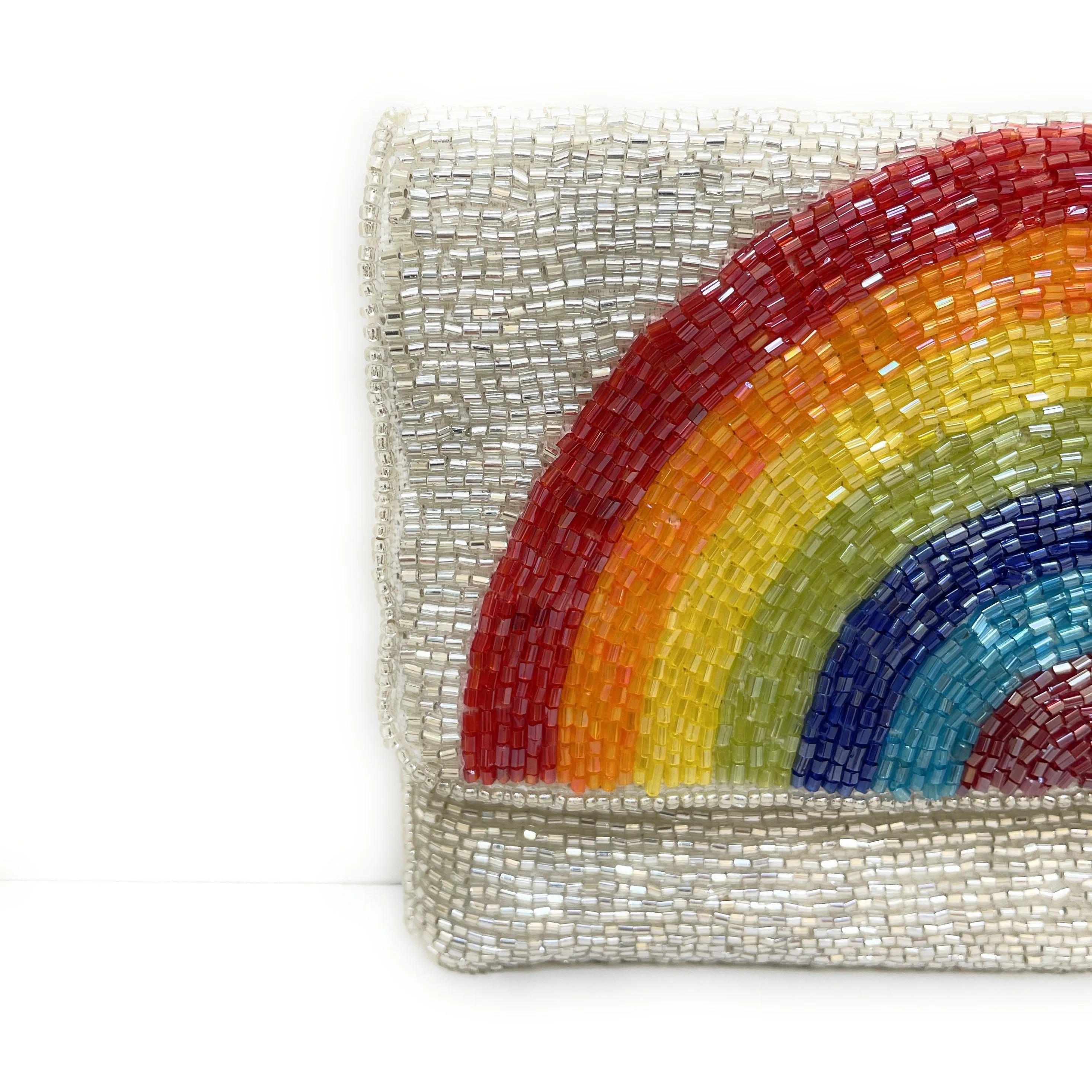 Small Rainbow Clutch Purse