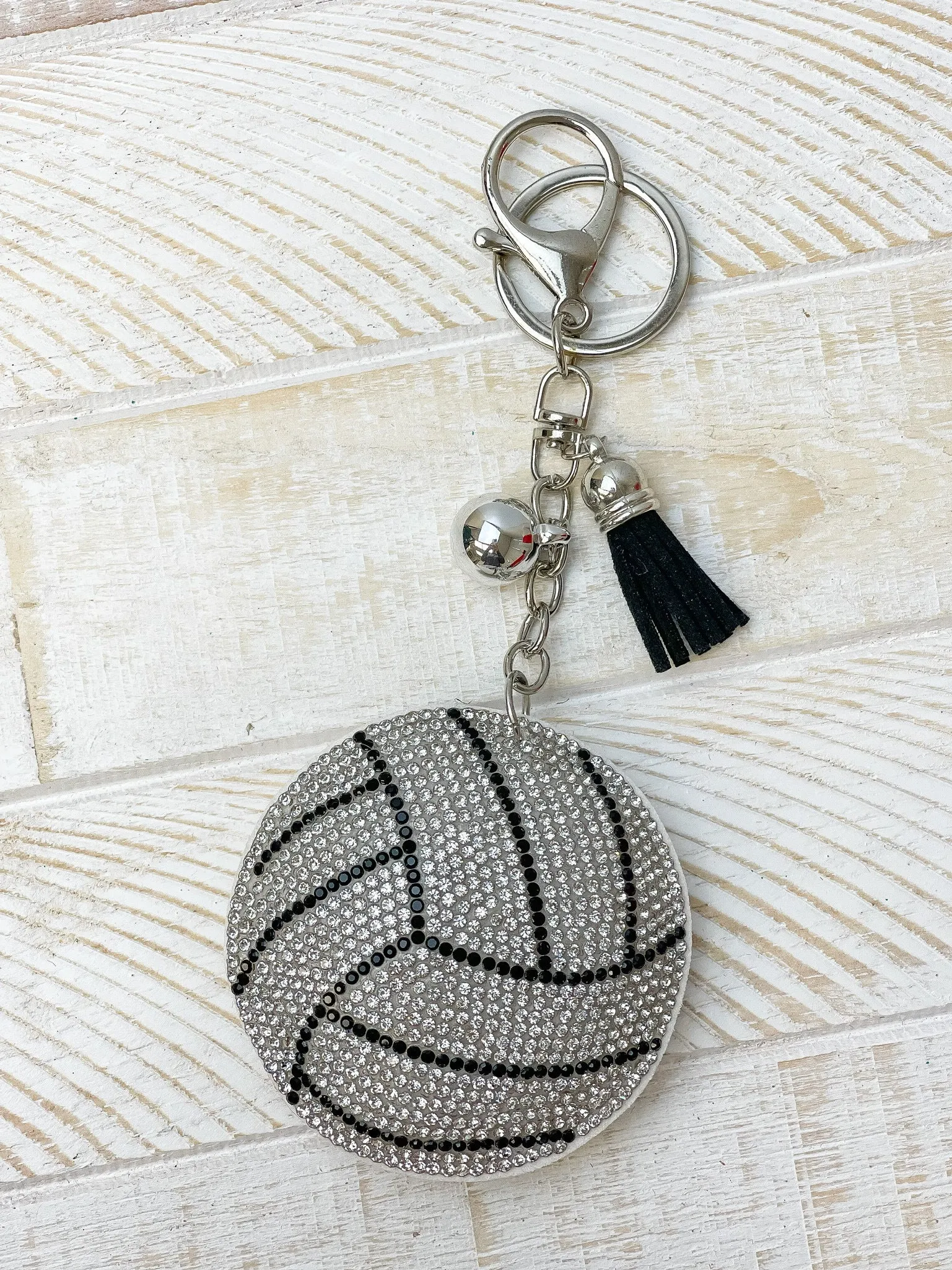 Sports Ball Glitzy Key Chains