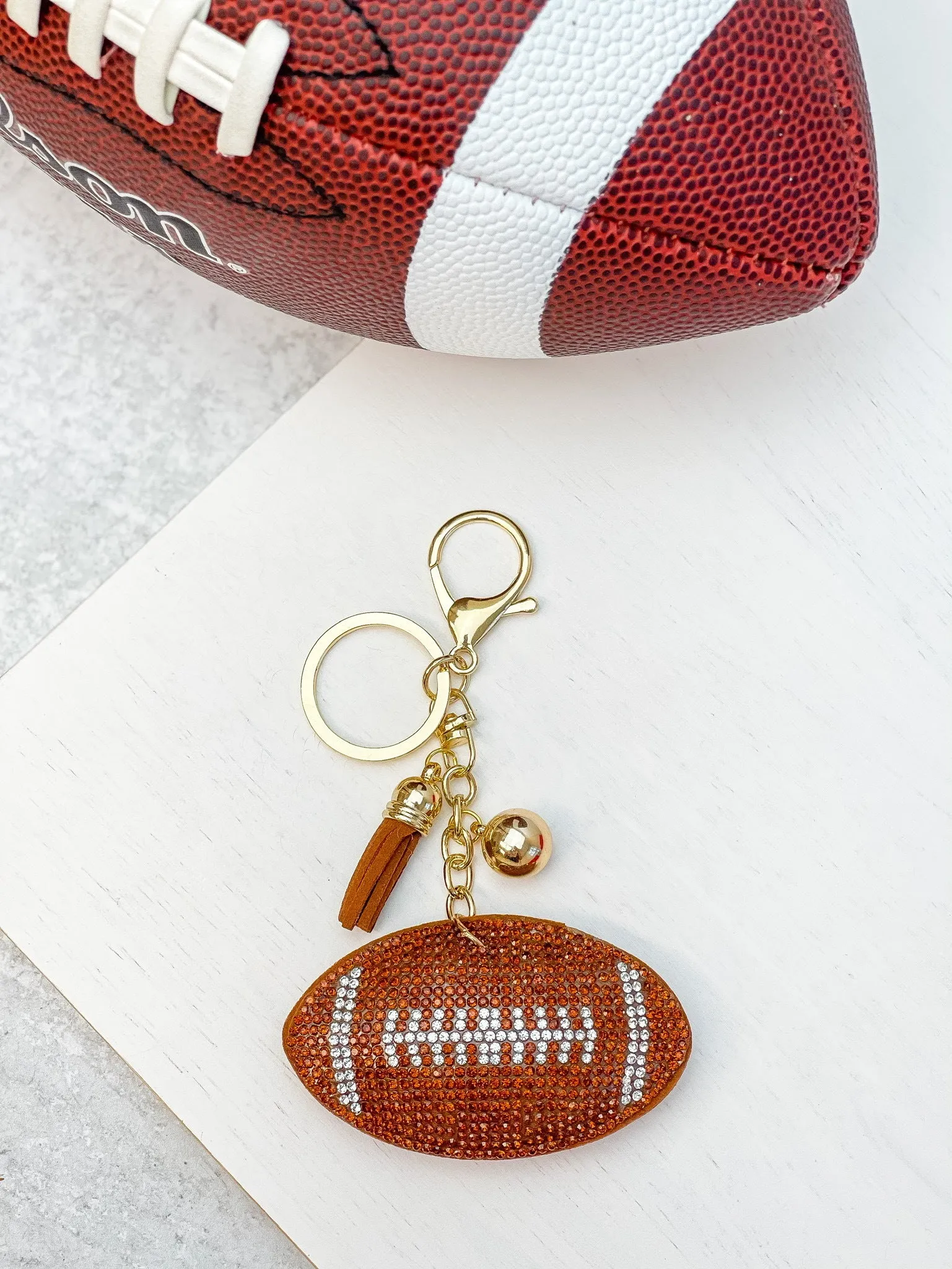 Sports Ball Glitzy Key Chains