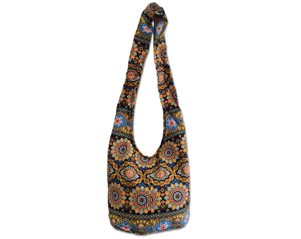 Star Burst Print Purse Handbag Tote Sling Bag