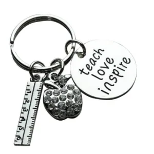 Teach Love Inspire Keychain