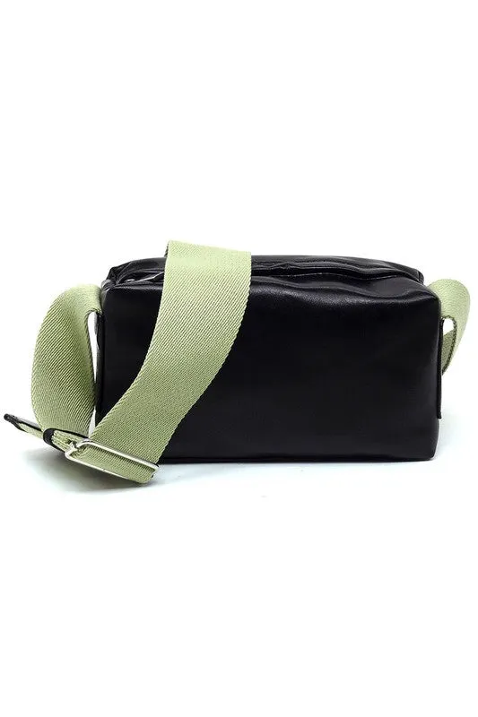 TEEK - Wide Guitar Strap Boxy Crossbody Bag