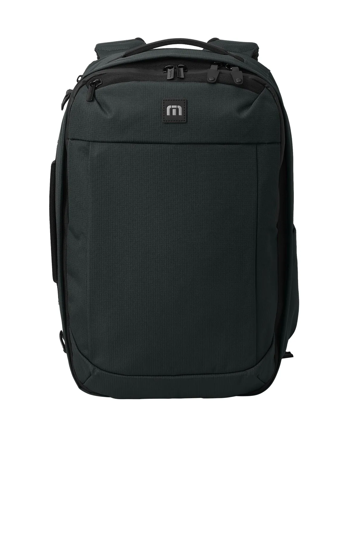 TravisMathew Lateral Convertible Branded Backpacks, Black