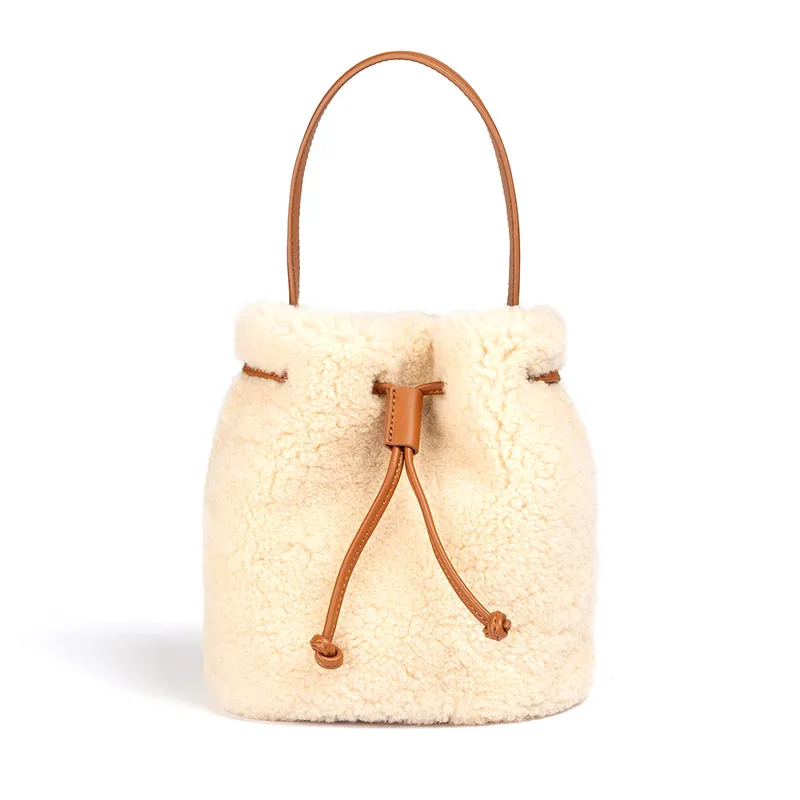 UGG Premium Fluffy Bucket Bag