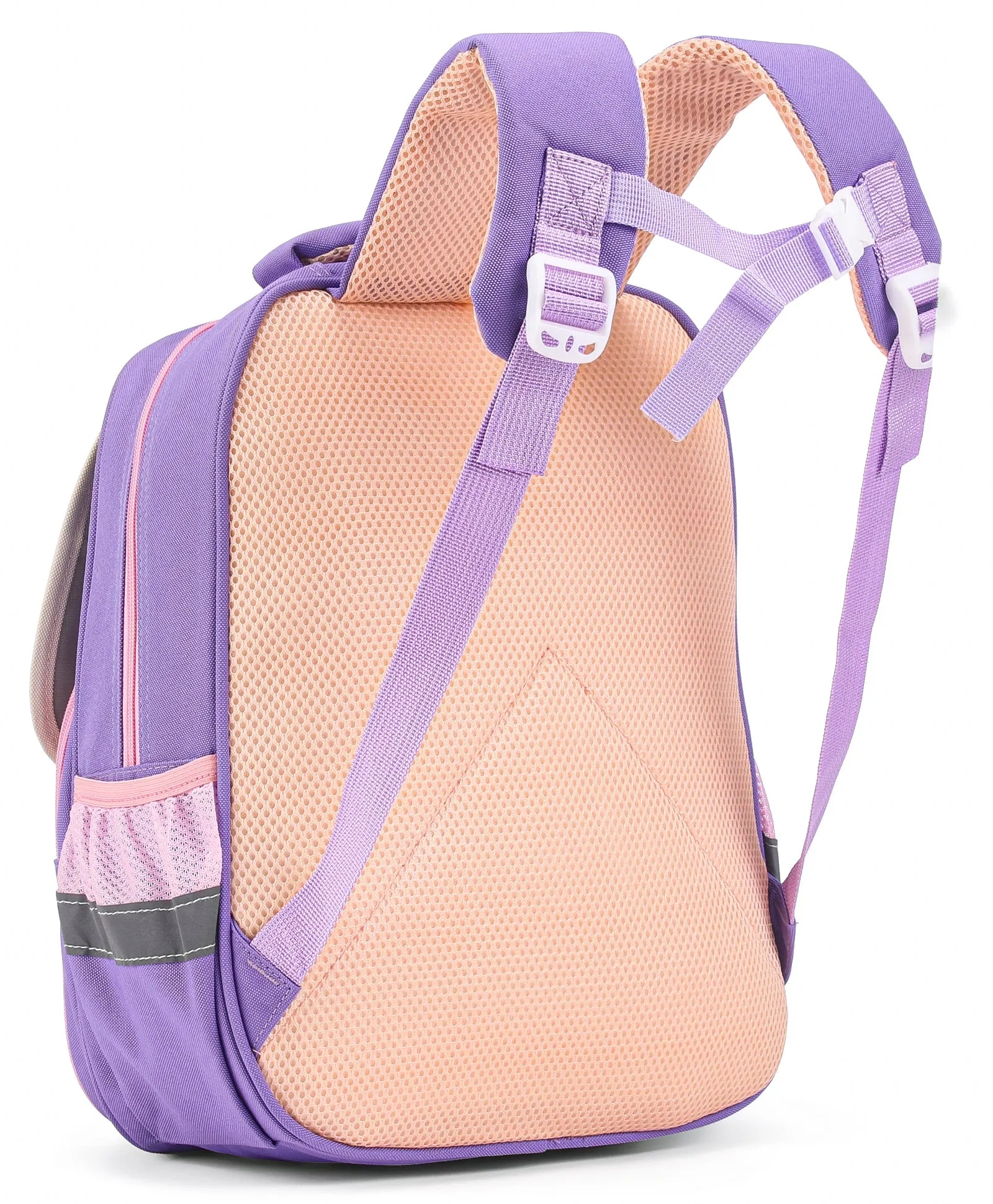 Unicorn& Balloons Print Backpack - Purple