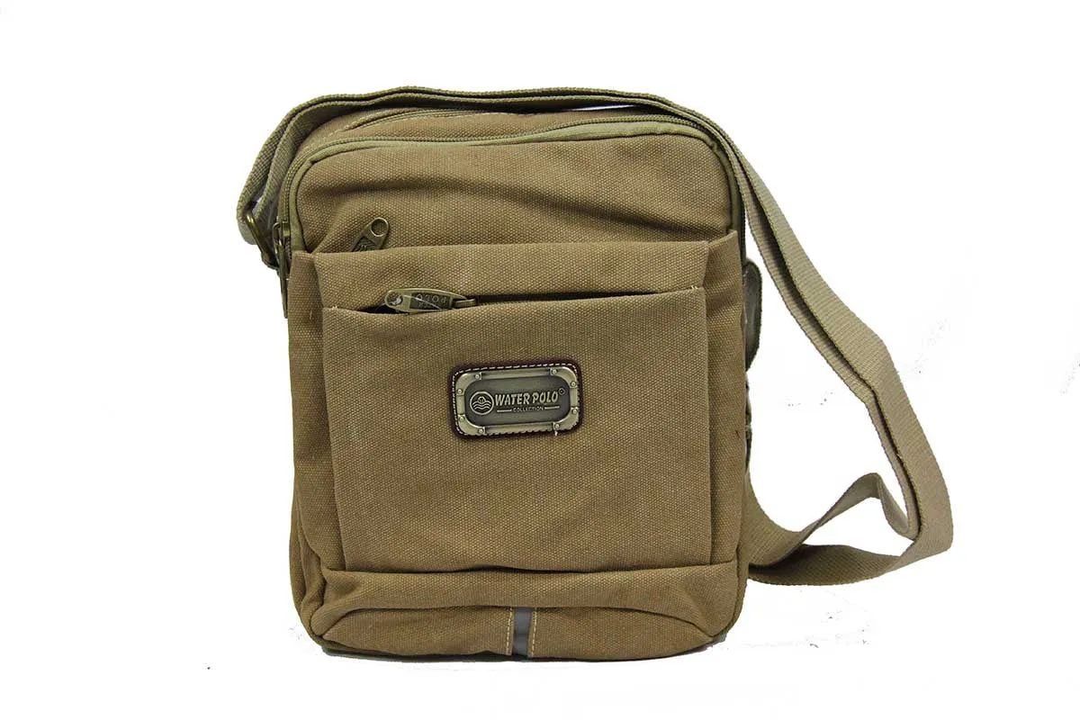 Vintage Canvas Sling Bag Messenger Bag for Tablet