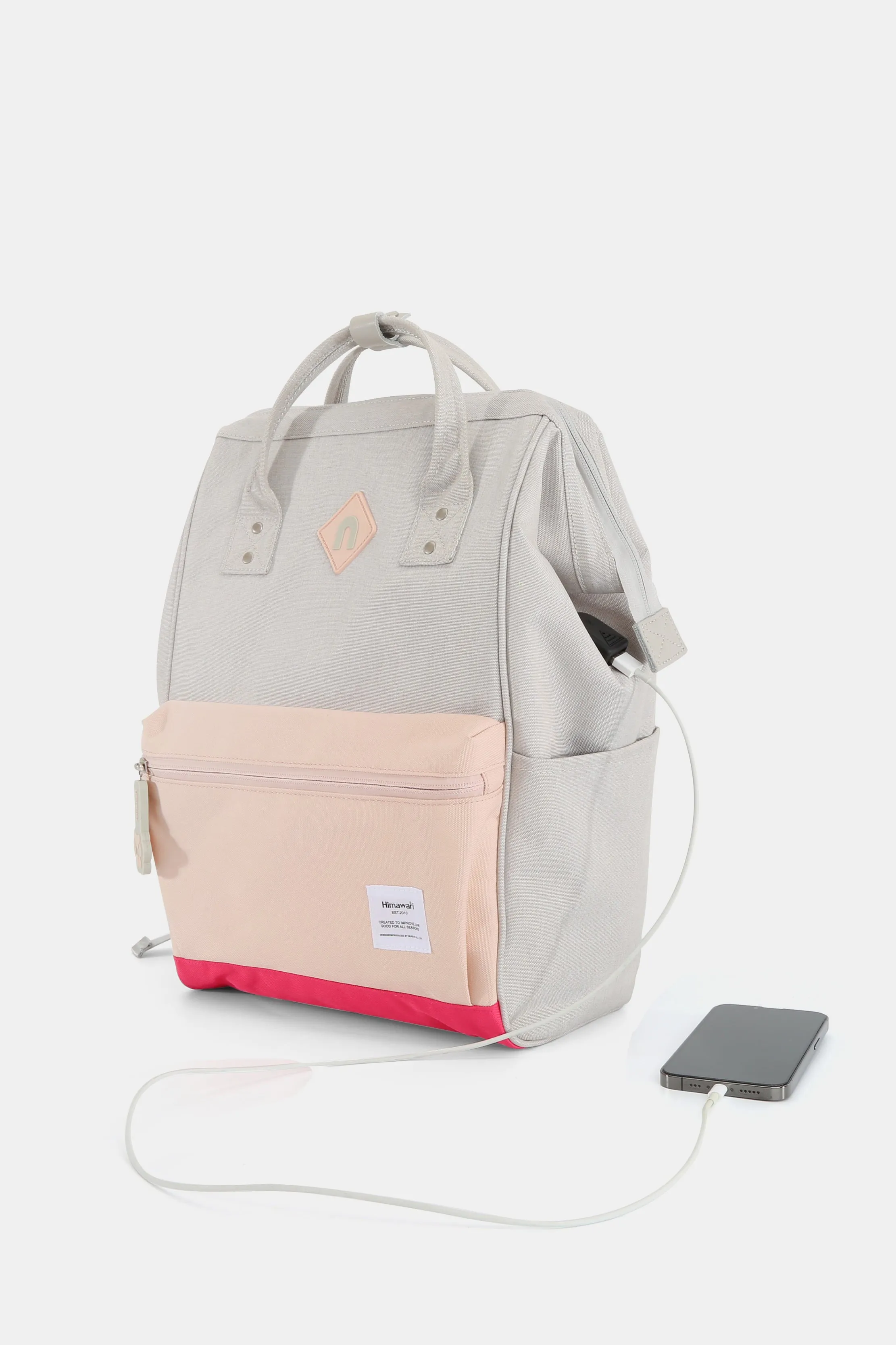 Waterproof Backpack Bag with External USB Port