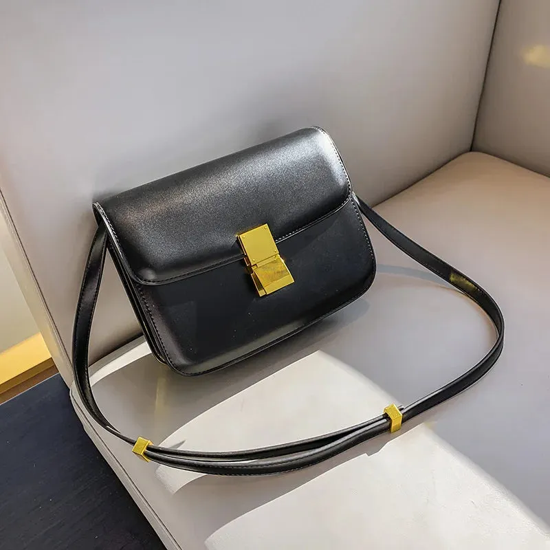 Women’s Genuine Leather Shoulder Bag 2022 Trend Brand Small Square Bags Luxury Designer Handbag Fashion Messenger BagsTofu Bags